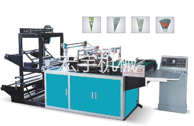 Special shaped umbrella bag making machine